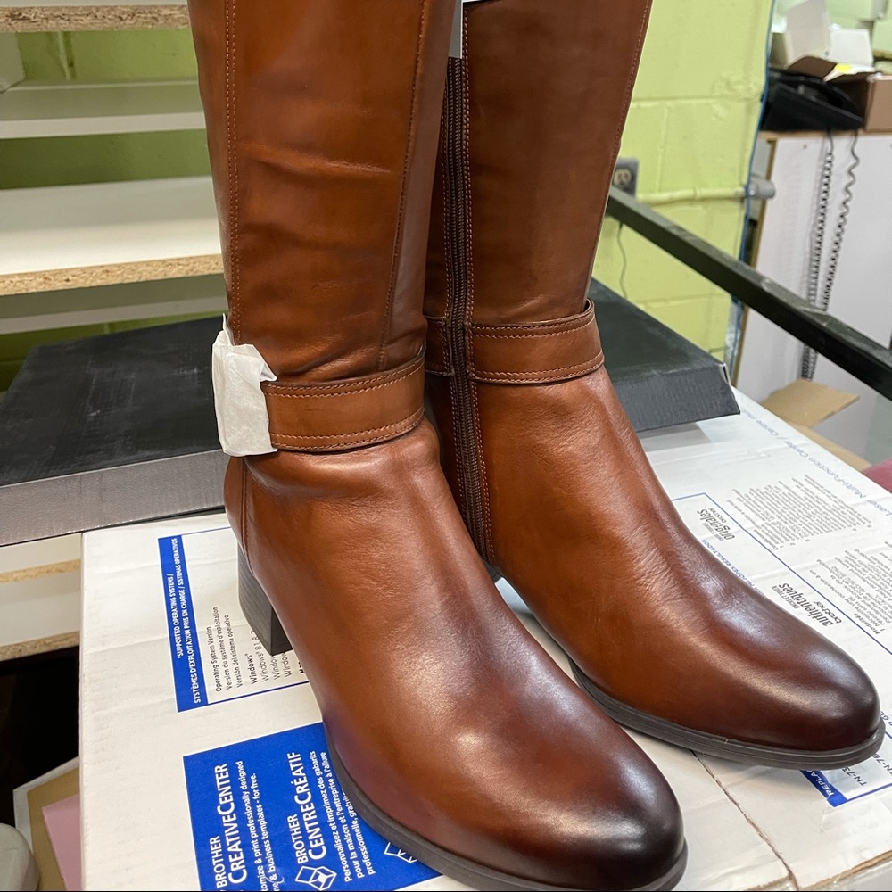 Brand New Naturalizer Kelso High Boots Cinnamon sizes - Picture 2 of 12